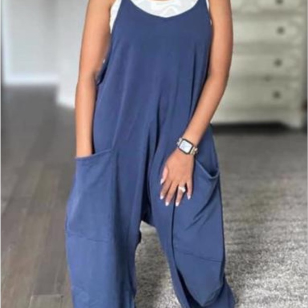 Women's LulaRow Blue Bridget Jumpsuit